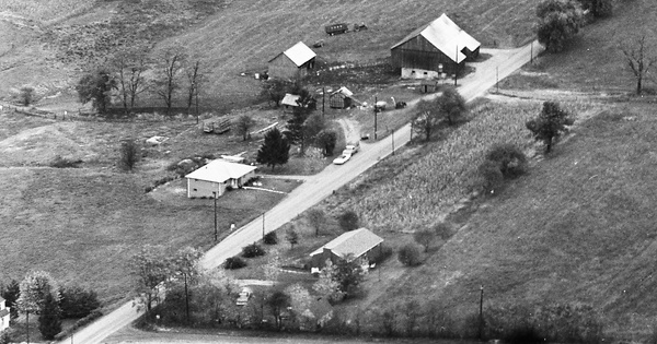 Vintage Aerial photo from 1970 in Westmoreland County, PA