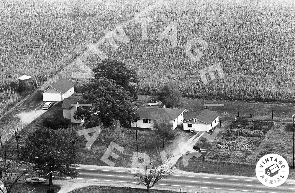 Vintage Aerial Indiana Fulton County 1964 16RFU21
