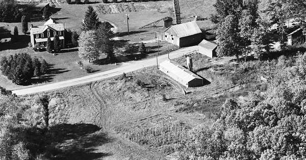 Vintage Aerial photo from 1971 in Fayette County, PA