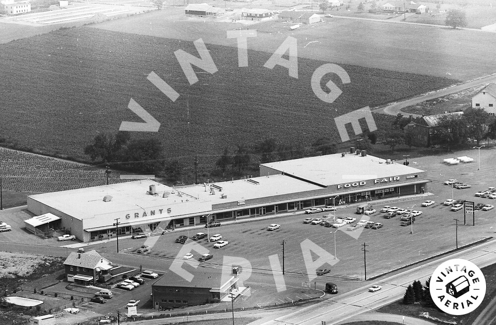 Vintage Aerial Pennsylvania Lancaster County 1963 7CLA6