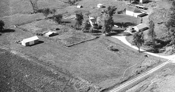 Vintage Aerial photo from 1981 in Morgan County, IL