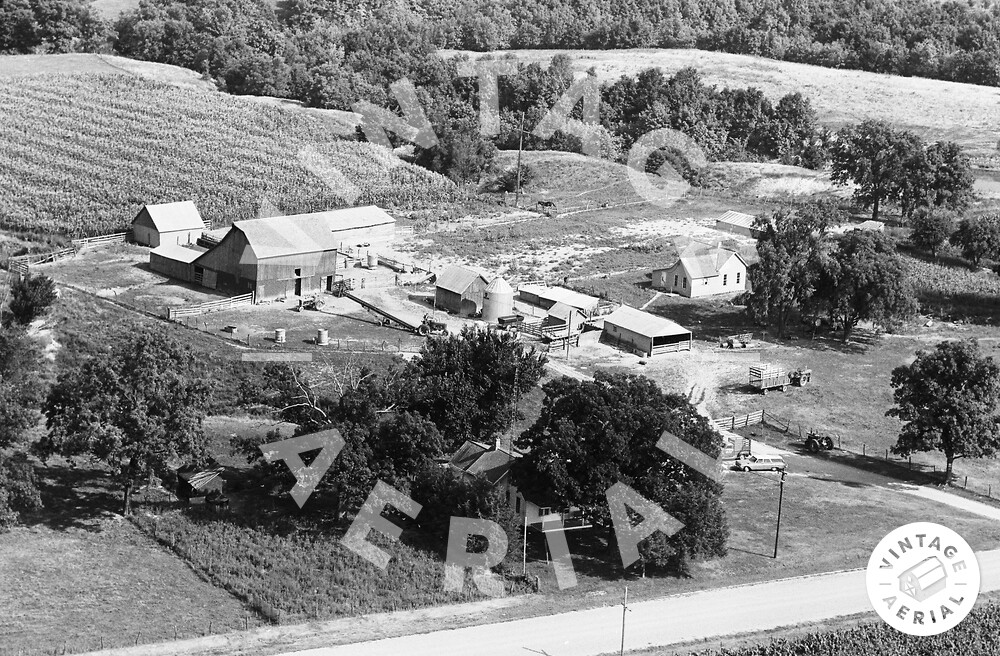 Vintage Aerial Illinois Fulton County 1966 19FFU20