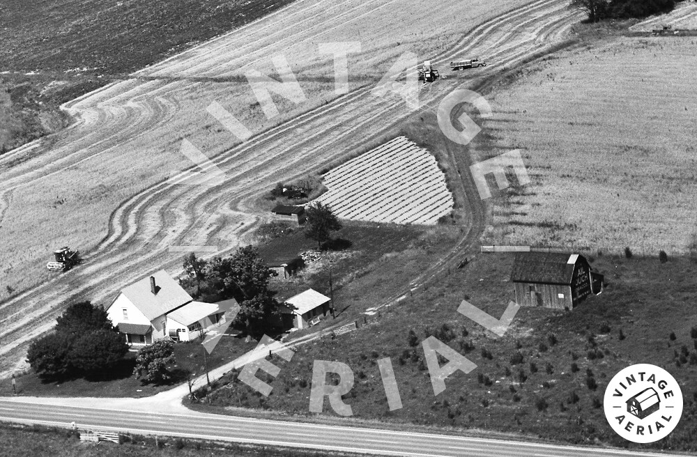 Vintage Aerial Indiana Fountain County 1973 6TFO15