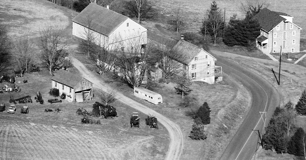 Vintage Aerial photo from 1988 in Lancaster County, PA