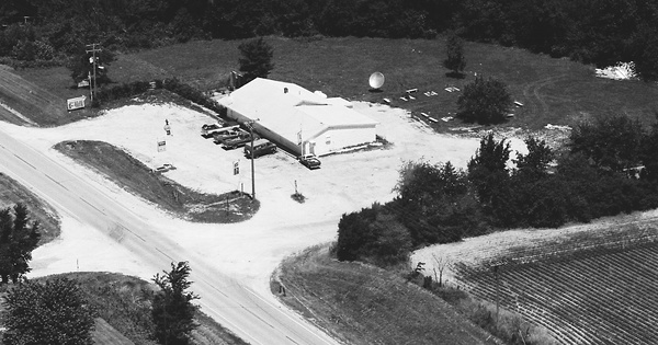Vintage Aerial photo from 1983 in Christian County, IL