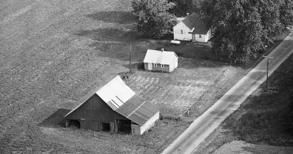 Vintage Aerial photo from 1982 in Clark County, IL