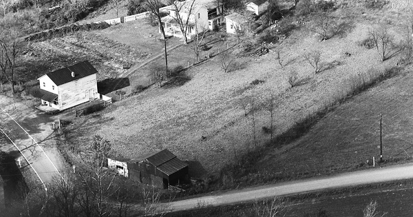 Vintage Aerial photo from 1967 in Frederick County, VA