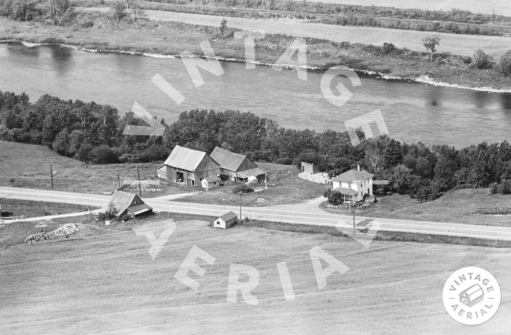 Vintage Aerial Maine Aroostook County 1965 64OAR8