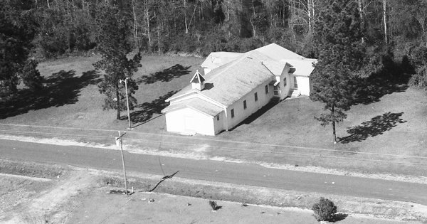 Vintage Aerial photo from 1990 in Dooly County, GA