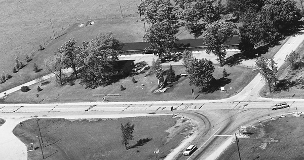 Vintage Aerial photo from 1976 in Green Lake County, WI