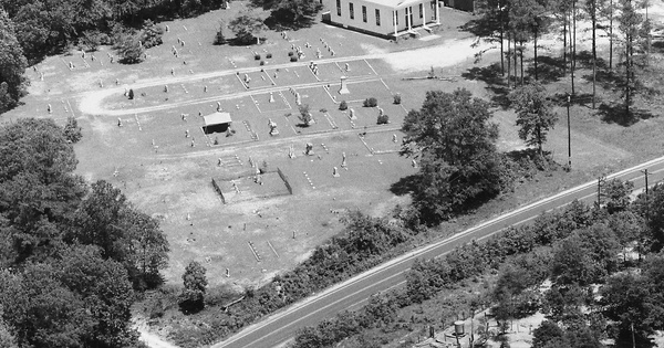 Vintage Aerial photo from 1984 in Scotland County, NC