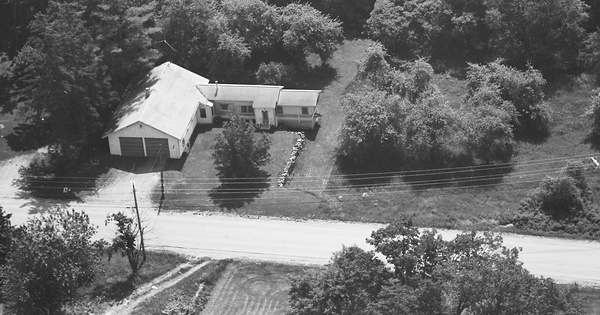 Vintage Aerial photo from 2001 in Waldo County, ME