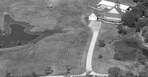Vintage Aerial photo from 1990 in Rogers County, OK