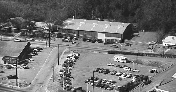Vintage Aerial photo from 1983 in Bibb County, GA