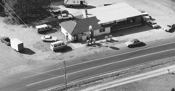 Vintage Aerial photo from 1985 in Oconee County, SC