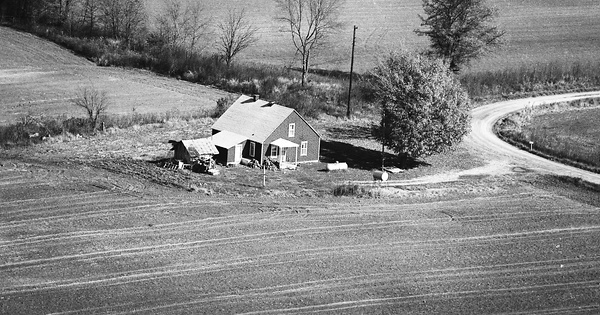 Vintage Aerial photo from 1975 in Stoddard County, MO