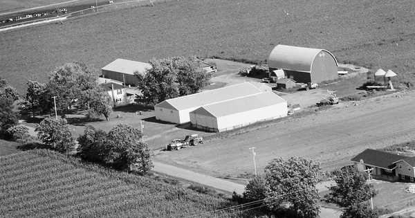 Vintage Aerial photo from 1979 in Portage County, WI