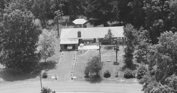 Vintage Aerial photo from 1995 in Henry County, VA