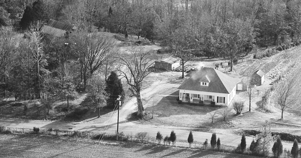 Vintage Aerial photo from 1980 in Madison County, TN