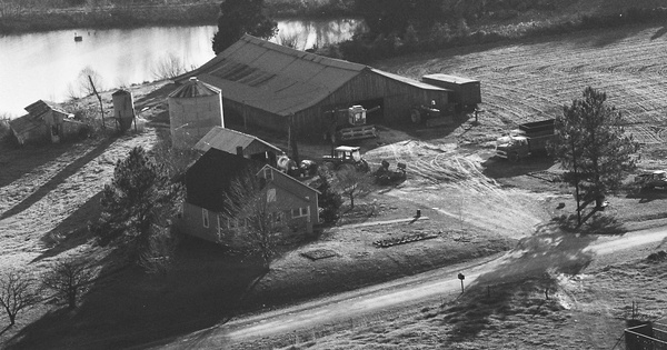 Vintage Aerial photo from 1985 in Madison County, TN