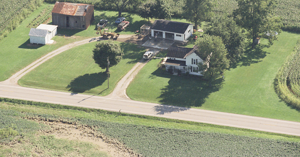 Vintage Aerial photo from 1998 in Huron County, OH