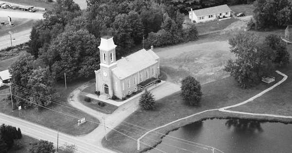Vintage Aerial photo from 2000 in Rensselaer County, NY