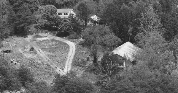 Vintage Aerial photo from 1983 in Fluvanna County, VA