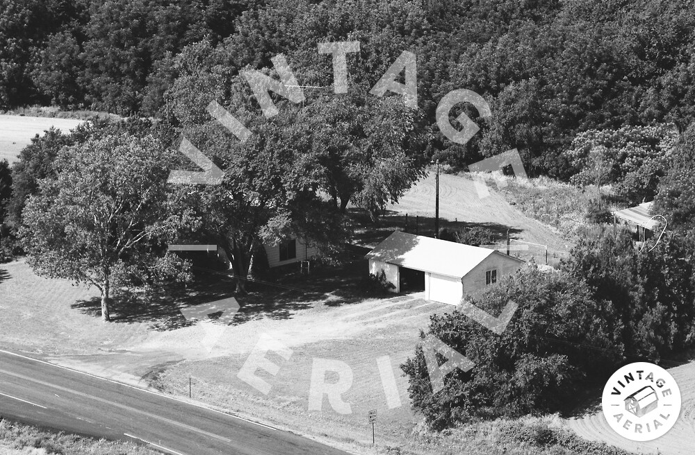 Vintage Aerial Kansas Sumner County 1977 24KSU6