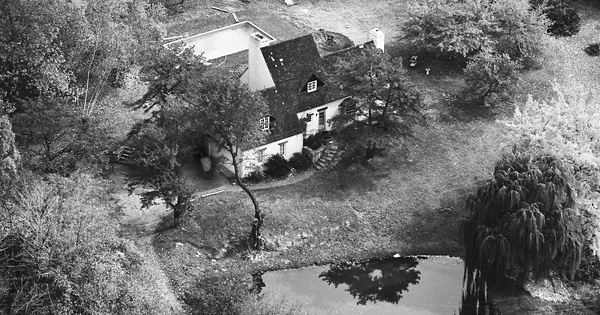 Vintage Aerial photo from 1965 in Hunterdon County, NJ