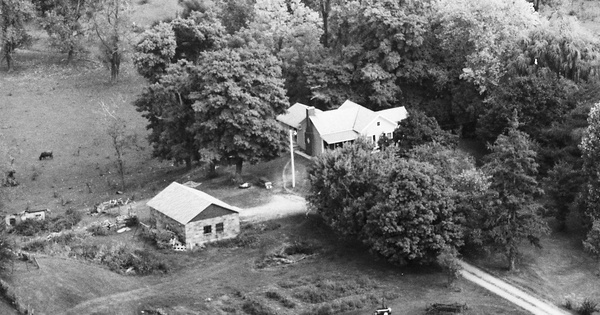 Vintage Aerial photo from 1982 in Champaign County, OH
