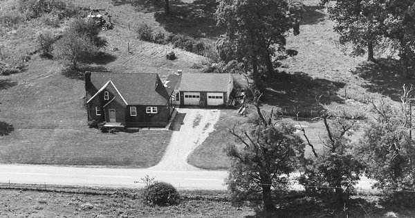 Vintage Aerial photo from 1969 in Clark County, OH