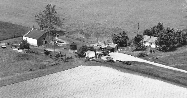 Vintage Aerial photo from 1972 in Clinton County, OH