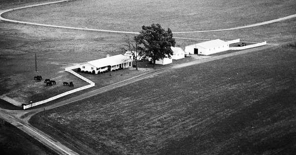 Vintage Aerial photo from 1973 in Logan County, OH
