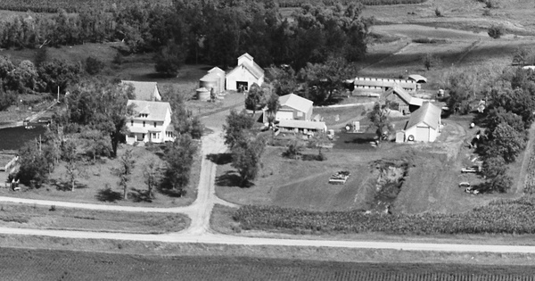Vintage Aerial photo from 1981 in Dodge County, NE