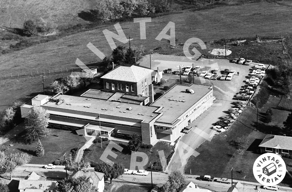 Vintage Aerial Ohio Belmont County 1965 1IBE27