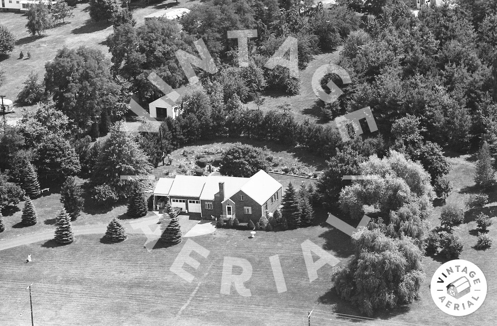 Vintage Aerial Ohio Belmont County 1971 6KBE9