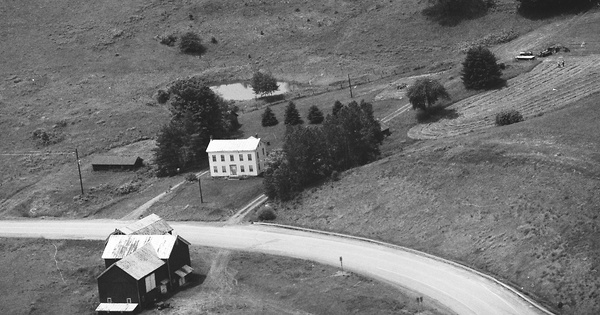 Vintage Aerial photo from 1983 in Cortland County, NY