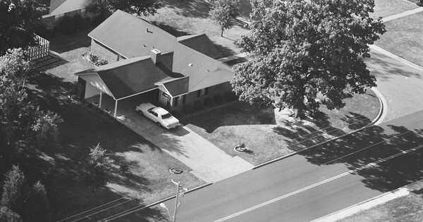 Vintage Aerial photo from 1980 in Shelby County, TN