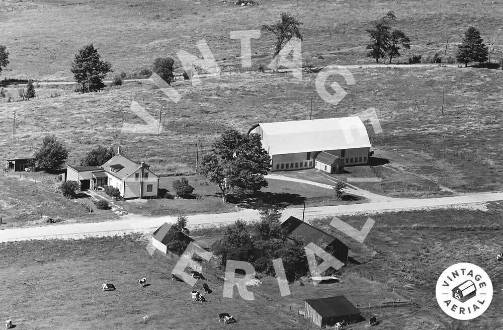Vintage Aerial Vermont Franklin County 1966 13QFR16