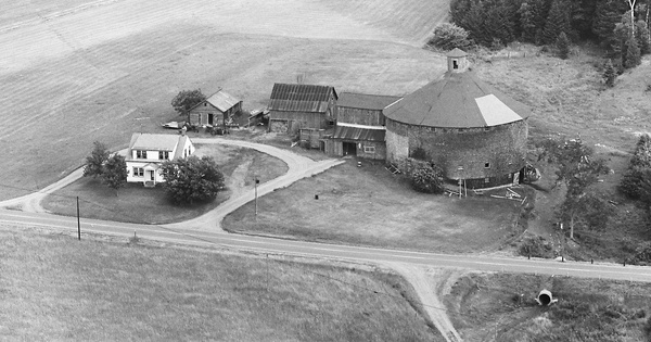 Vintage Aerial photo from 1966 in Orleans County, VT