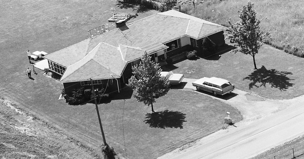 Vintage Aerial photo from 1969 in Highland County, OH