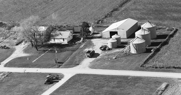 Vintage Aerial photo from 1985 in Lincoln County, MO