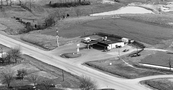 Vintage Aerial photo from 1982 in Bullitt County, KY