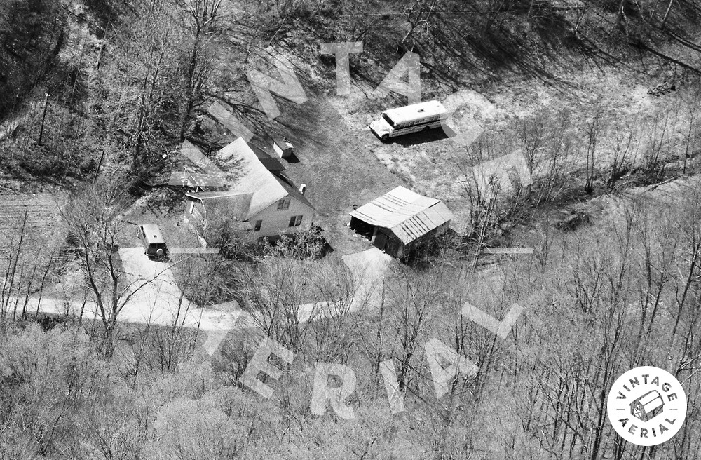 Vintage Aerial Kentucky Clay County 1987 57UCL4