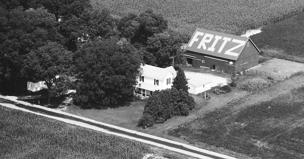 Vintage Aerial photo from 1994 in Pulaski County, IN