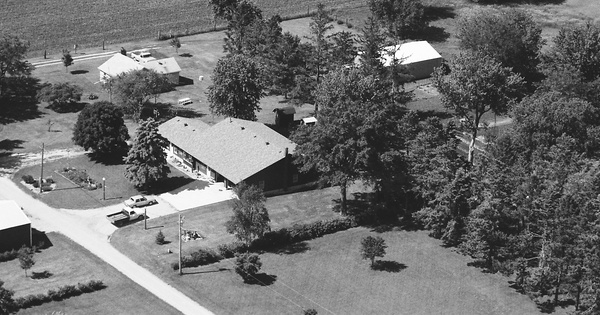 Vintage Aerial photo from 1989 in Black Hawk County, IA