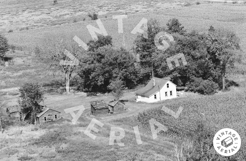 Vintage Aerial Minnesota Pine County 1982 9DPI3