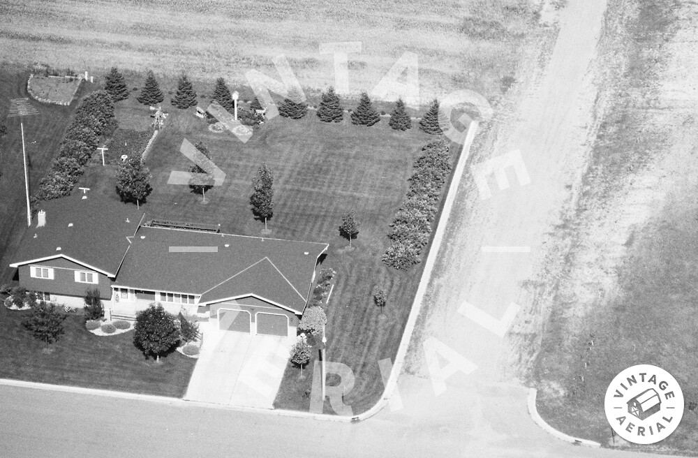 Vintage Aerial Minnesota Renville County 1986 9NRE29