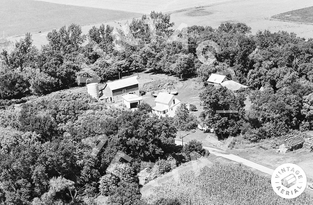 Vintage Aerial Minnesota Renville County 1970 75PRE25