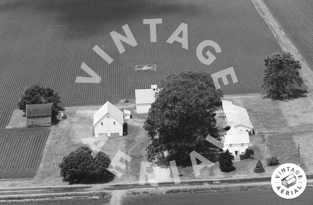 Vintage Aerial Indiana LaPorte County 1983 80XLA28